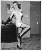 Gloves, Stockings And High Heels.