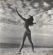 André De Dienes. Nude Portrait 1960.