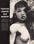 Polynesian Beauty Malia From The Island Of Rapa Near Tahiti.