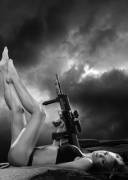 Rosie In Photoshoot For Hot Shots Calendar 2010