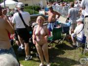 Chubby Blonde Show Off