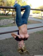 If She's Upside Down, Does It Become An Overboob?