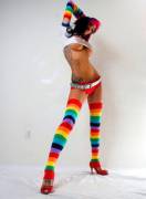 Rainbow Socks And Sleeves.