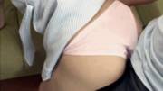 Pink Panties From Behind