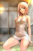 Sakura In The Bathhouse