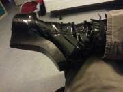 My Boots Arrived In The Mail Today... This Is Gonna Be Fun.