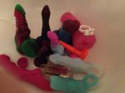 It Was Bath Time So Thought I Would Get A Family Picture In.