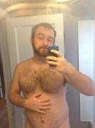 Just Trimmed This Bad Boy Down. Now I'm Covered In Hair.