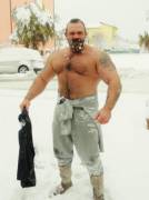 It Started Snowing Again...