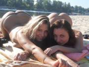 Friends Showing Off Their Booty Power