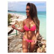 Incredibly Hot Brunette In Her Sexy Bikini