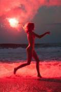 Running Naked On The Beach While Shooting Off Fireworks