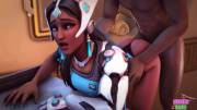 Symmetra Fucked From Behind [Lesdias-Nsfw]