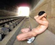 Waiting To Surprise The Passengers