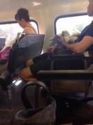 Guy Jacking It On Adelaide Train (Found In /R/Wtf)