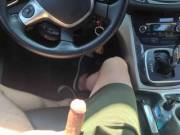 Hard Cock While Driving