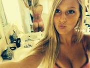 College Sophomore Posing