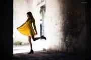 Yellow Dress In The Alley