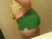 Long Lean Brunette Self-Shooter - She's Pretty Cute