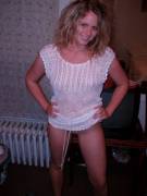 Fuzzy Blonde Cutie Takes It Backdoor For Her Bf