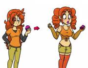 Bimbofication Via Magic Muffin (Oc)