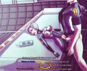 Commander Shepard And Dr. Chakwas By Tophatharry