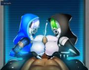 Having Grown Up On Starships, Quarians Excel At Symmetrical Docking