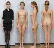 Shedding Her Funeral Clothes For Science!