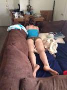 Biscuits Are Hanging Out There Hun.