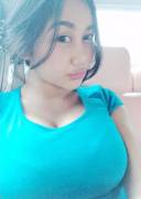 Blue On Boobs (Indonesian)