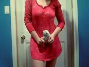 Wearing My Favourite Nighty And Holding My Favourite Lambie :)