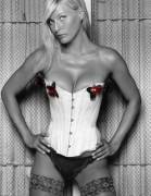 And Behind The Flowers...