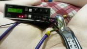 Chastity With Electric Butt Plug Locked In