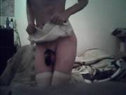 In My Black Cage, A Skimpy Lil Apron, And Thigh Highs, I Think It Looks Really Cute ...