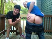 Me And A Friend. I'm On The Right. 