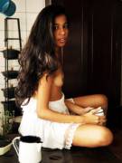 [Pic] Small, Hard, Dusky Nipples.