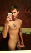 Young Tattoo Twink With Cockring