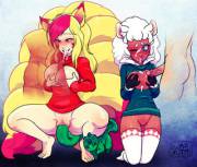 Holiday Bandwagon By My_Pet_Tentacle_Monster (Female/Male)