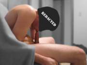 Kissing The Tip Of My 7.25X6.25 Hard Cock