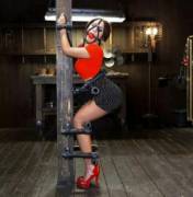 Ball Gag And Steel Restraints