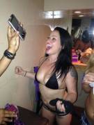 Homemade Stripper. (Pole Dancing On The Beach)