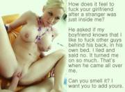 She Likes To Play The Cheater