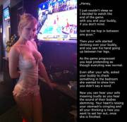 Watching Sports And Listening To Your Wife Getting Fucked