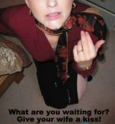 Husbands Are Supposed To Kiss Their Wives