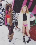 Hula Hooping In Their Underwear