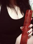 A Metal Head And Her Bong