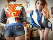 Byndo Gehk In Her Soldier 76 Jacket!