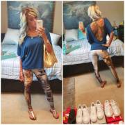 Skin Tight Droids On Erin Van Otten (@Bombcakes)