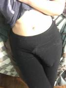 Under Her Yoga Pants