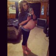 Big Belly Redhead Selfie